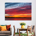 Lake Ijssel Dusk Reflection Wall Art