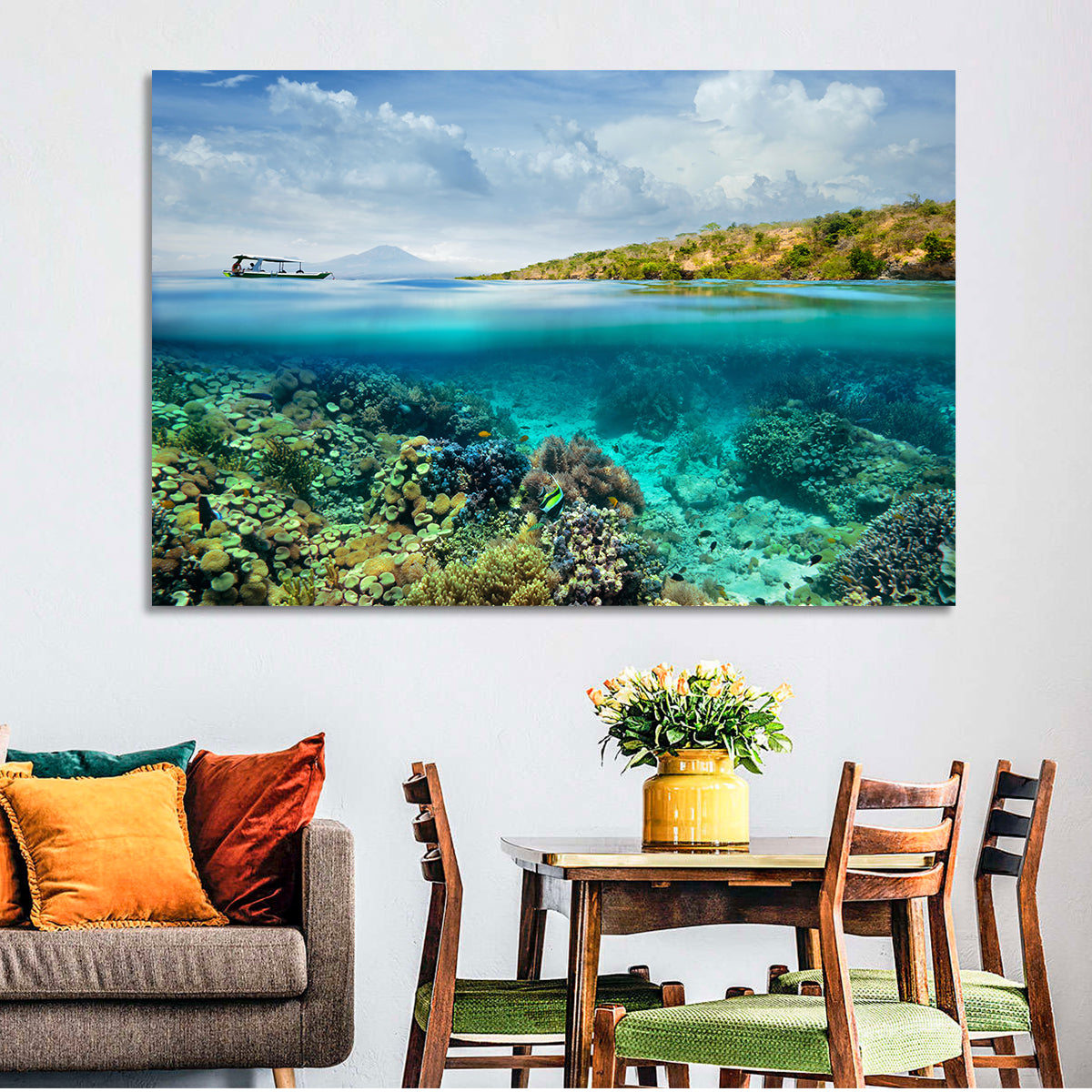 Menjangan Island Split View Wall Art
