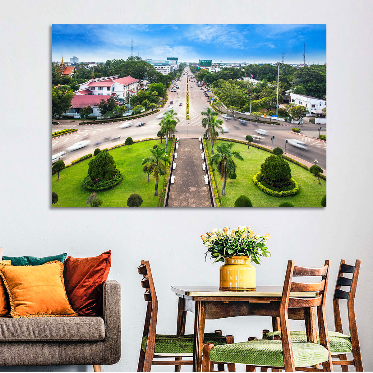 Phnom Penh Independence Monument Boulevard Wall Art