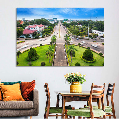 Phnom Penh Independence Monument Boulevard Wall Art