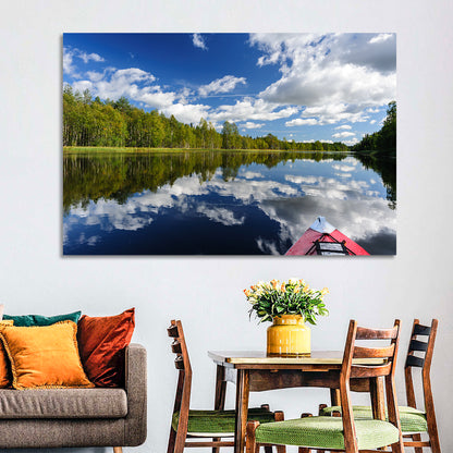 Karelia Kayak Reflection Wall Art