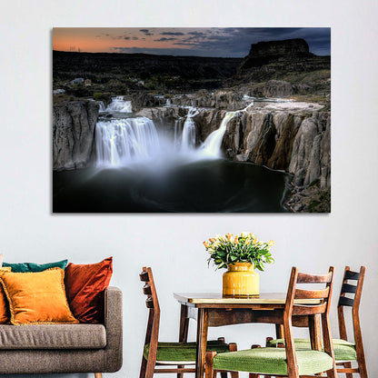 Shoshone Falls at Dusk Wall Art