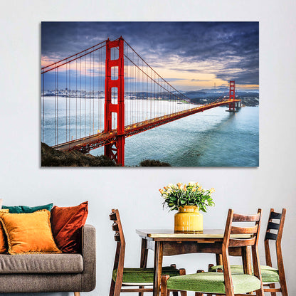 Golden Gate Bridge at Dusk Wall Art