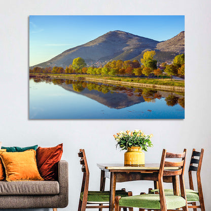 Trebišnjica River Reflection, Trebinje Wall Art