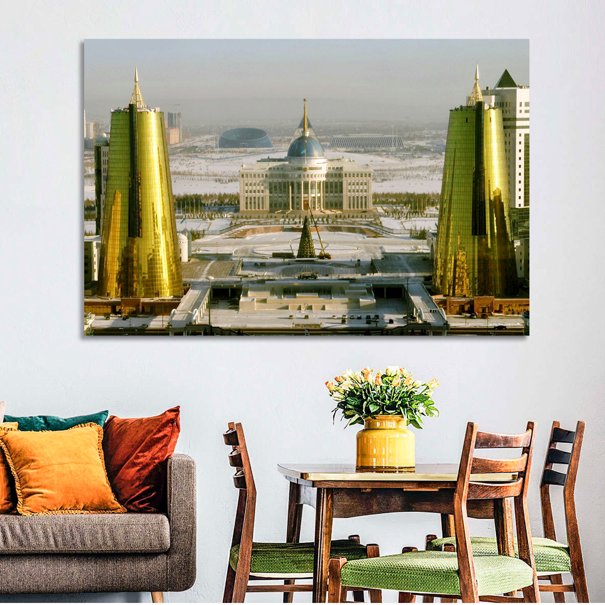 Ak Orda Presidential Palace Astana Wall Art in a room, landscape