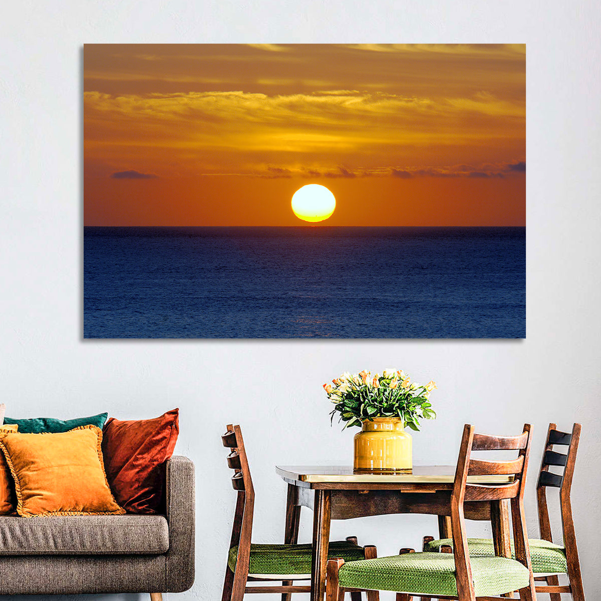 Golden Pacific Sunrise Wall Art