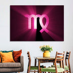 Radiant Virgo Symbol Wall Art