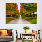 Tree-lined Farm Lane, Kentucky Wall Art
