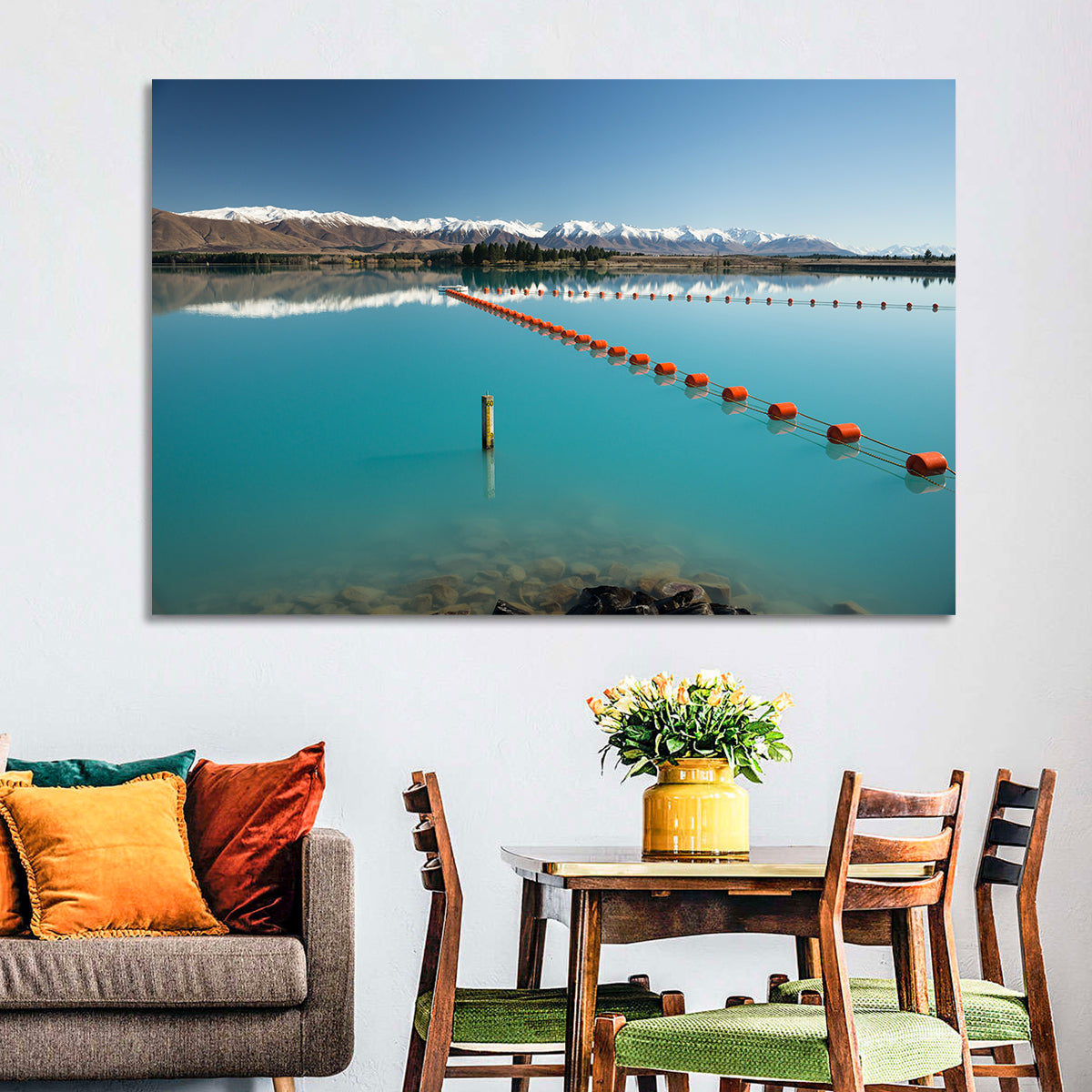 Lake Ruataniwha Reflection Wall Art