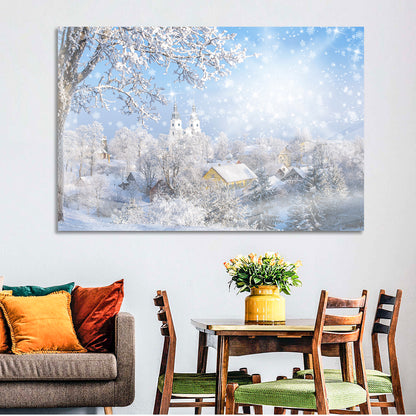 Frosted Village Wall Art
