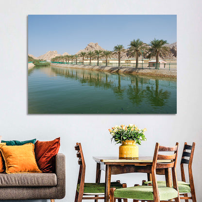 Palm Lake Reflections Wall Art