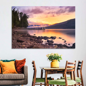 Lake McDonald Sunset Wall Art