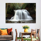 Holly River Autumn Waterfall Wall Art