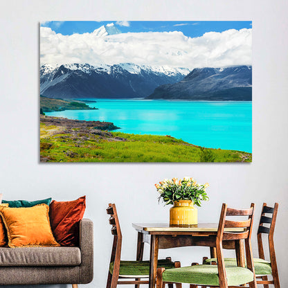 Turquoise Lake Pukaki with Mount Cook Wall Art