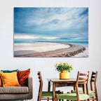 Dead Sea Salt Flats Coastline Wall Art
