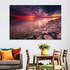 Benbrook Lake Sunset Reflection Wall Art