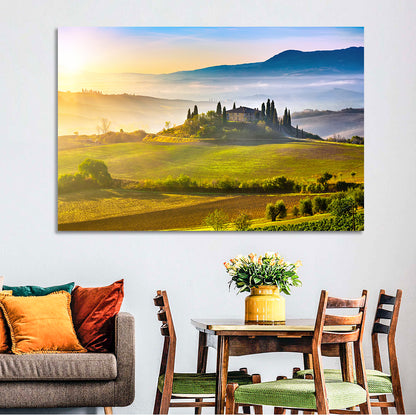 Tuscan Morning Landscape Wall Art