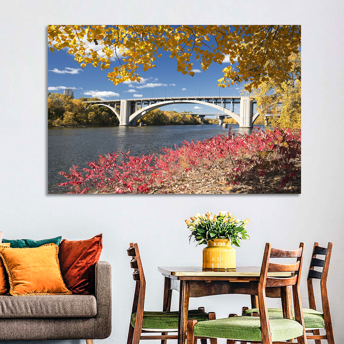 Ford Parkway Bridge Mississippi River Wall Art