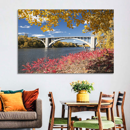 Ford Parkway Bridge Mississippi River Wall Art