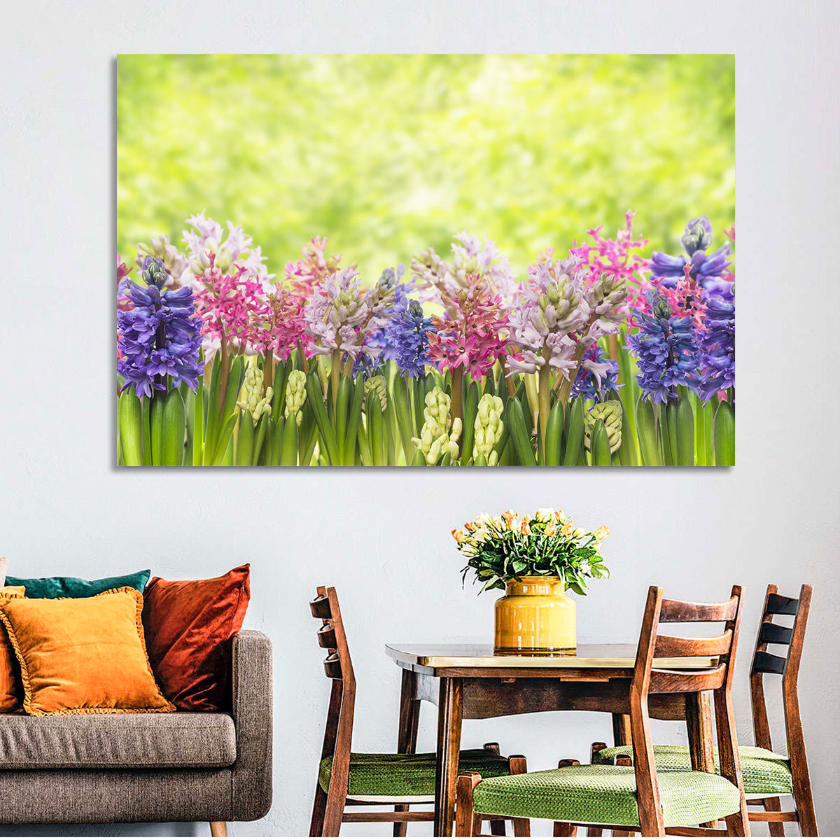 Hyacinth Cluster in Bloom Wall Art