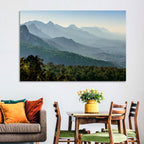 Misty Mountain Ridges Wall Art