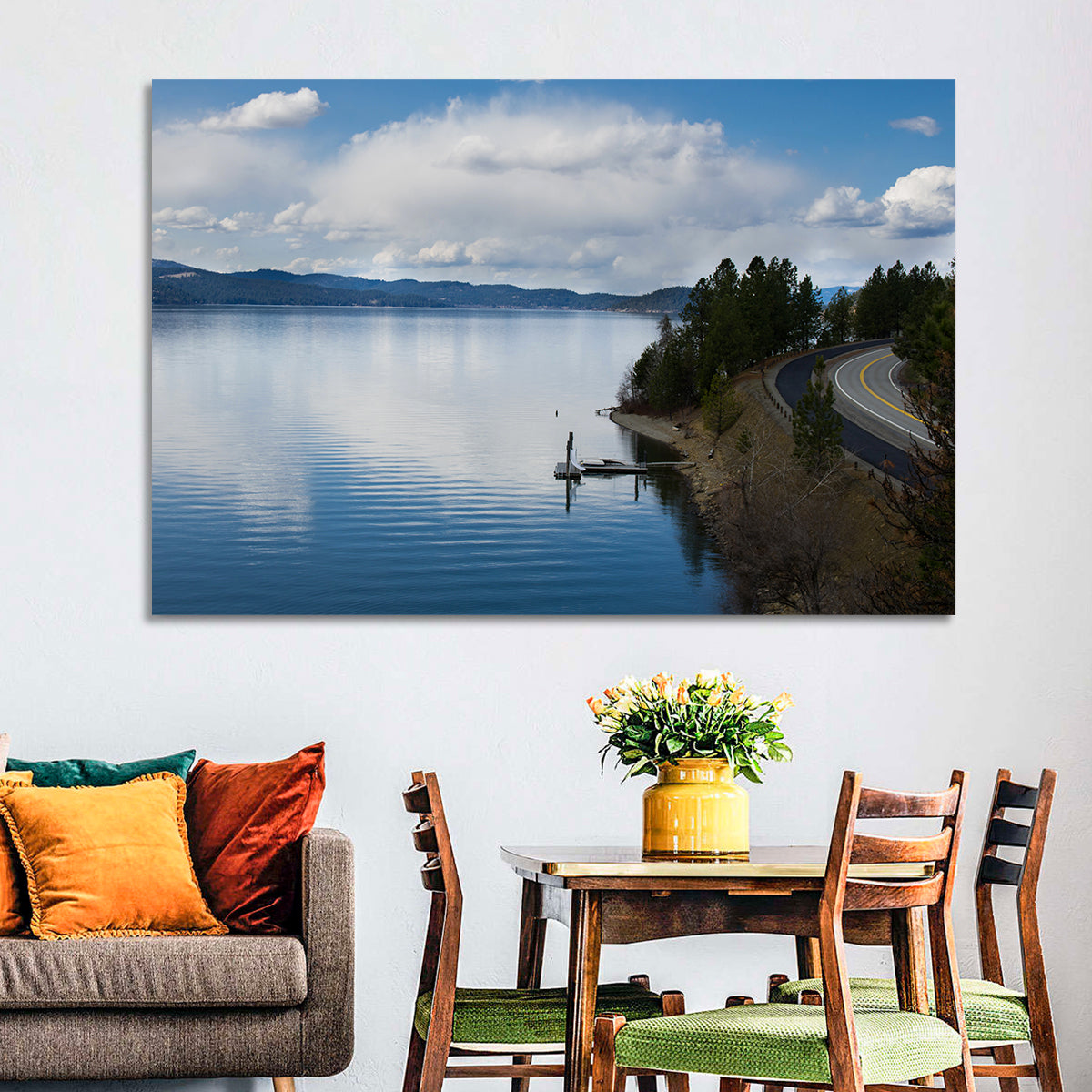 Coeur D'alene Lakeshore View Wall Art
