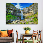 Svartifoss Basalt Falls Wall Art
