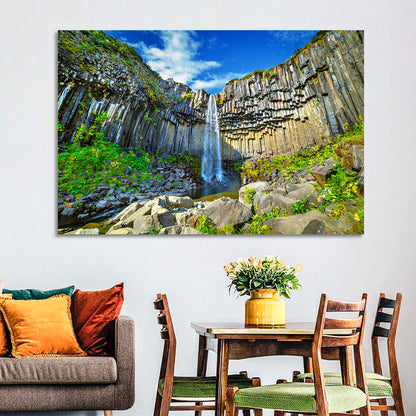 Svartifoss Basalt Falls Wall Art