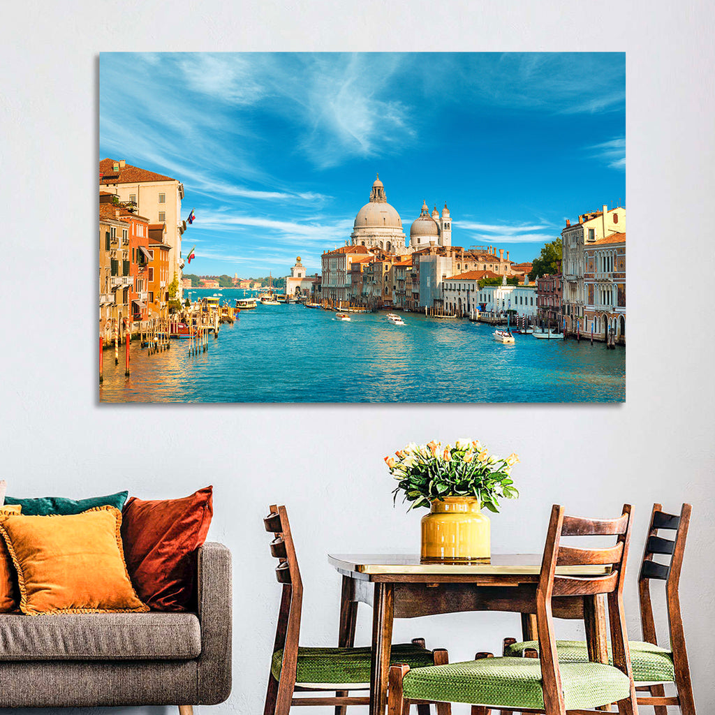 Venice Grand Canal and Santa Maria Della Salute Wall Art