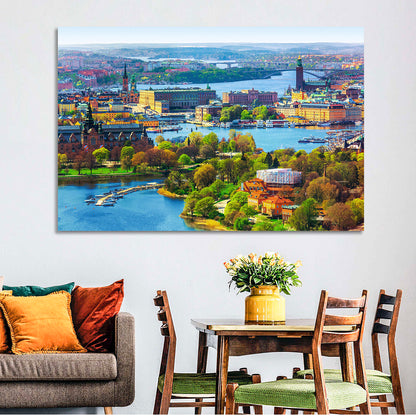 Gamla Stan Waterfront Wall Art