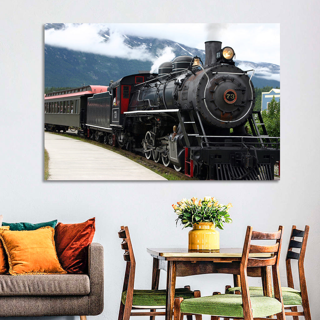 Skagway Steam Locomotive No. 73 Wall Art
