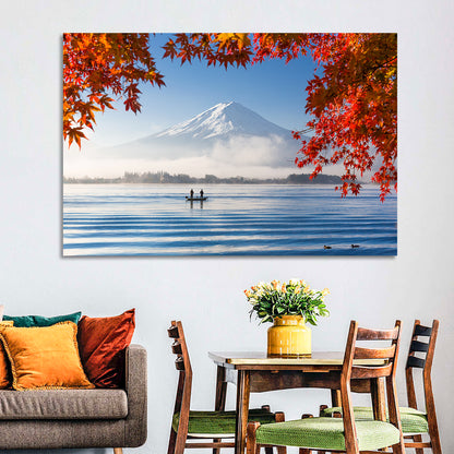 Mount Fuji Over Lake Kawaguchiko Wall Art