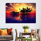 Coconut Island Sunset Wall Art