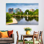 Big Spring Park Skyline, Huntsville Wall Art