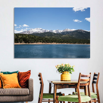 Pikes Peak From Crystal Lake Wall Art