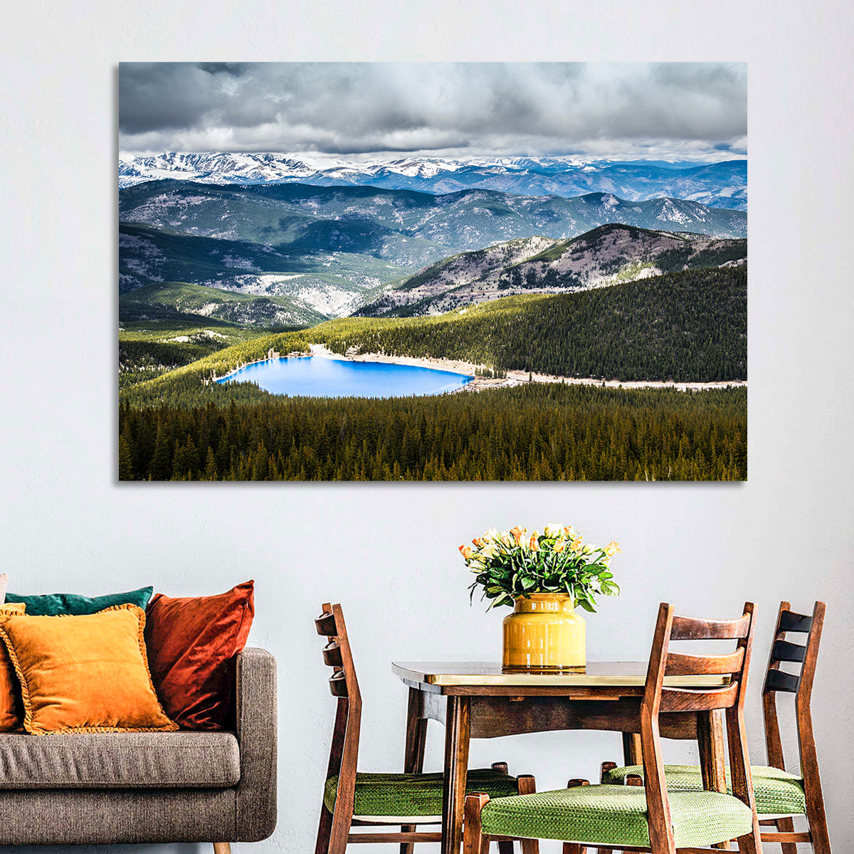 Mt Evans Echo Lake Wall Art