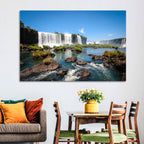 Iguazu River and Falls, Foz Do Iguaçu Wall Art