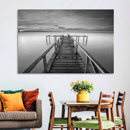 Teluk Tempoyak Jetty at Dusk Wall Art