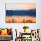 Lake Sevan Golden Dusk Wall Art