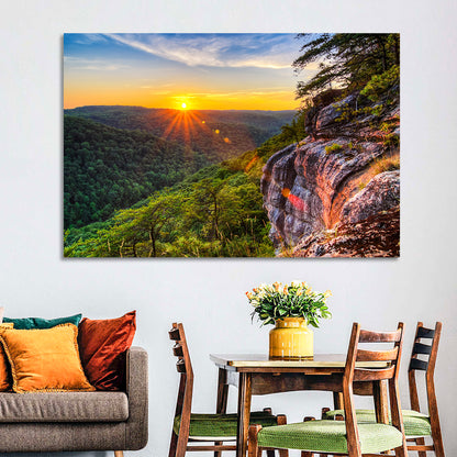 Big South Fork Gorge Sunset Wall Art