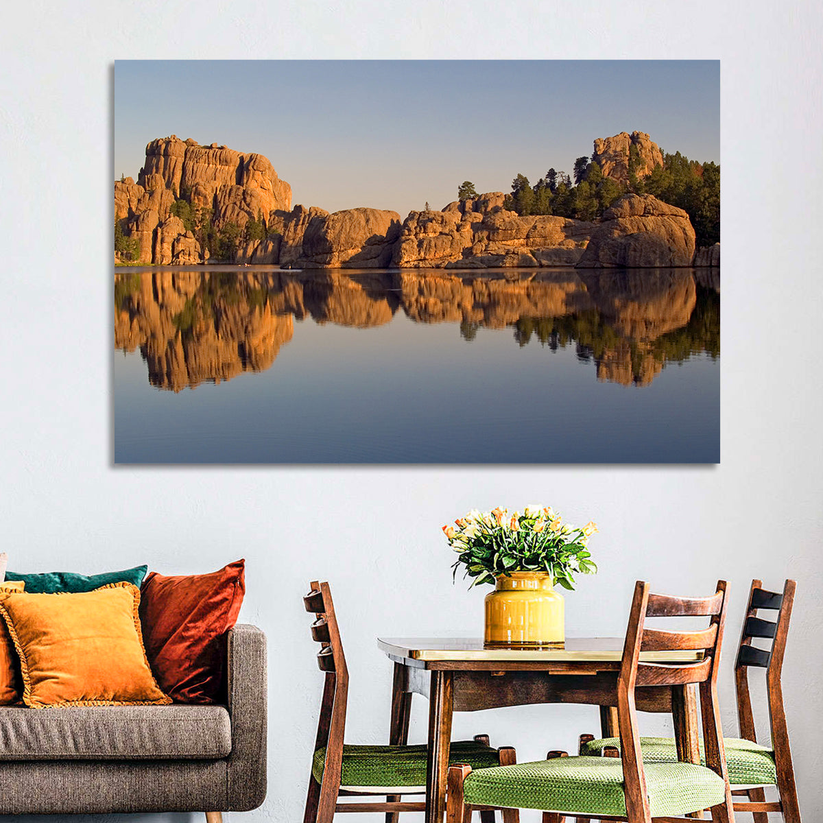 Sylvan Lake Reflection Wall Art