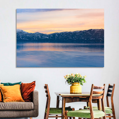Lake Sevan Evening Reflection Wall Art