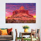 Bell Rock Sunset, Sedona Wall Art