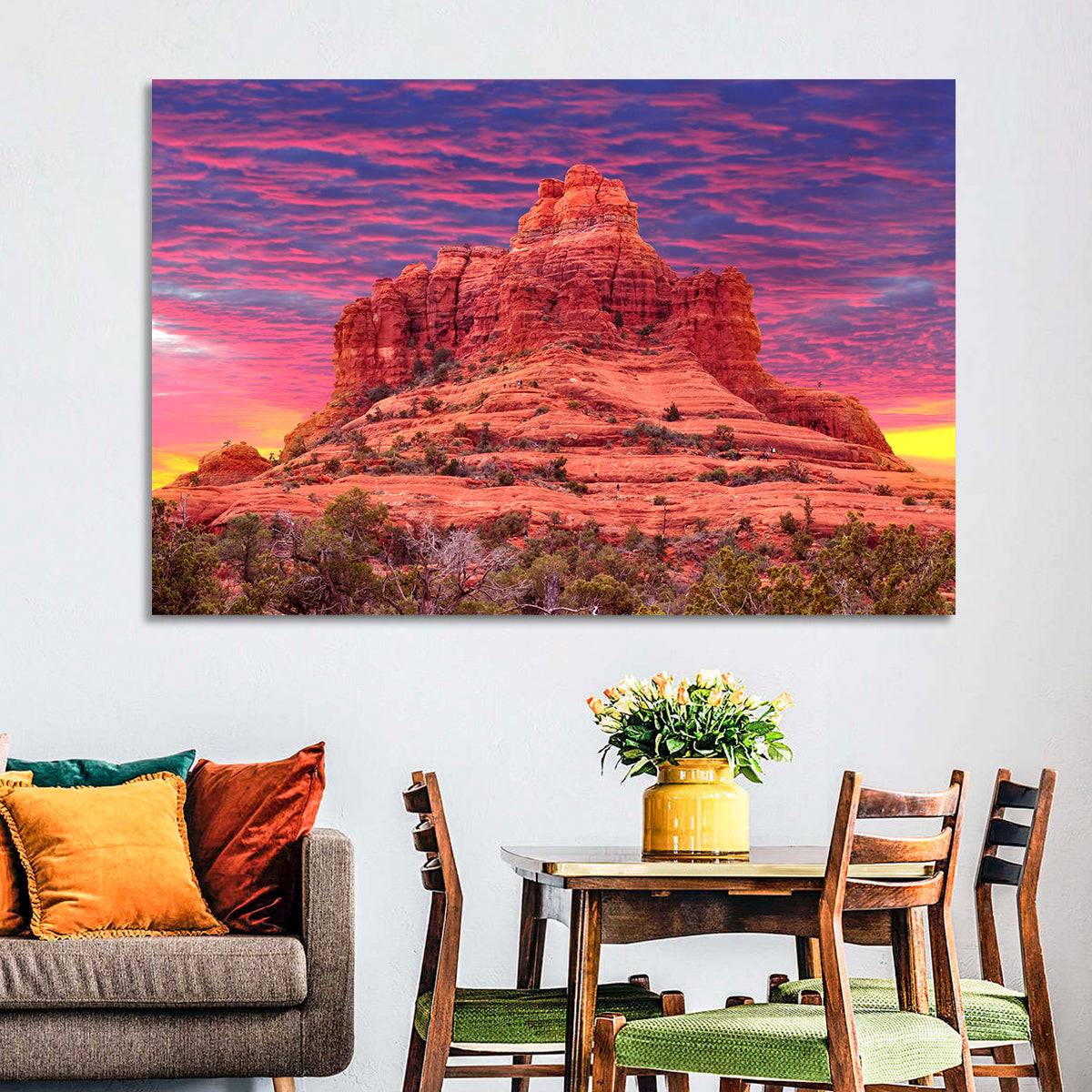 Bell Rock Sunset, Sedona Wall Art