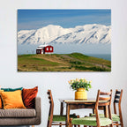 Red House by Fjord Wall Art