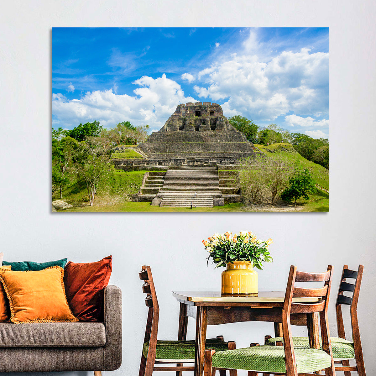 El Castillo at Xunantunich Wall Art