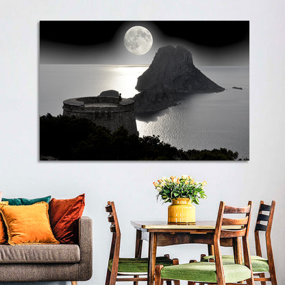 Pirates Tower Moonlit Watchtower, Ibiza Wall Art