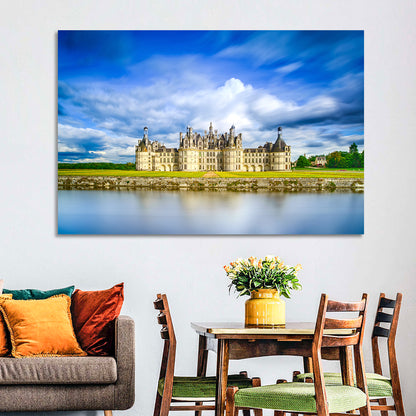 Château De Chambord Reflection Wall Art