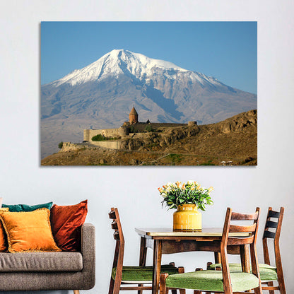 Khor Virap Monastery with Mount Ararat Wall Art