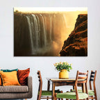 Victoria Falls Golden Hour Wall Art